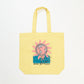Afends Unisex Return To Earth - Recycled Tote Bag - Butter A231650-BTR-OS
