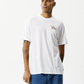 Afends Mens Caterpillar - Retro Graphic T-Shirt - White 