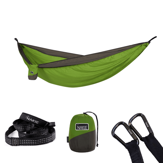 Forest Green - Recycled Hammock With Straps