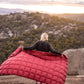 Earth Red - Sustainable Down Puffy Blanket