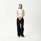 Afends Iconic - Hemp Ribbed High Neck Tank - Off White W220085-OFW-XS