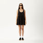Afends Womens Jesse - Hemp Mini Dress - Black W230801-BLK-XS