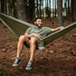 Olive Green - Recycled Hammock With Straps