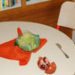 Bell Pepper Hemp Linen Zero Waste Napkins - Set of 4 - GOOD STUDIOS