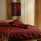 Burgundy Hemp Linen Quilt Cover - GOOD STUDIOS