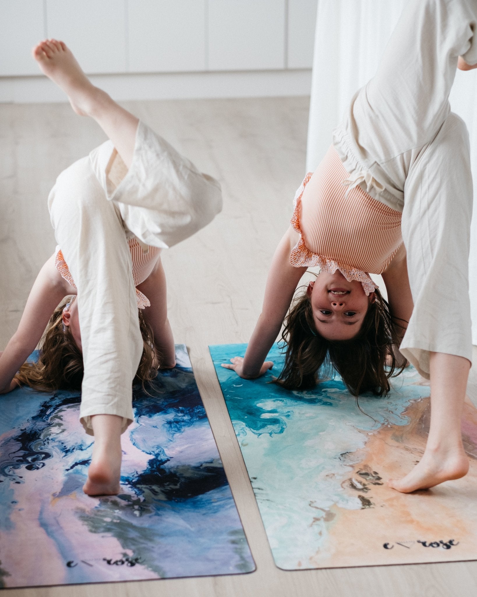 Kids yoga mat-Whitsundays - Emilia Rose Art Eco Yoga Mats