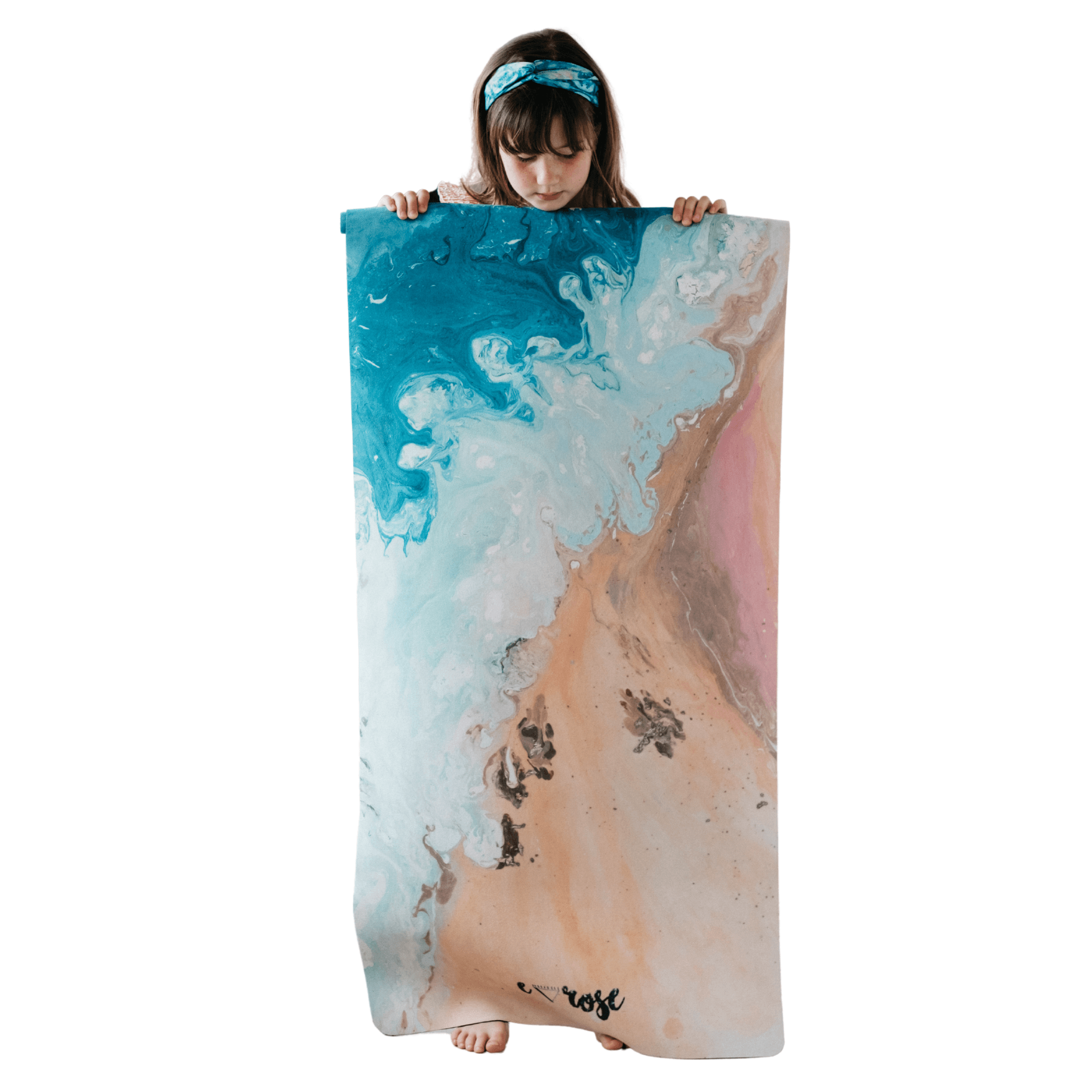 Little Yogi Children's Yoga Mat- Whitsundays Design – Raflin