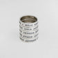 What Goes Around Comes Around Ring In 925 Sterling Silver