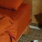 Terracotta Hemp Linen Pillowcase Set - GOOD STUDIOS