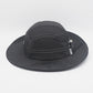 Black Wide Brim Surf Hat Upf 50+