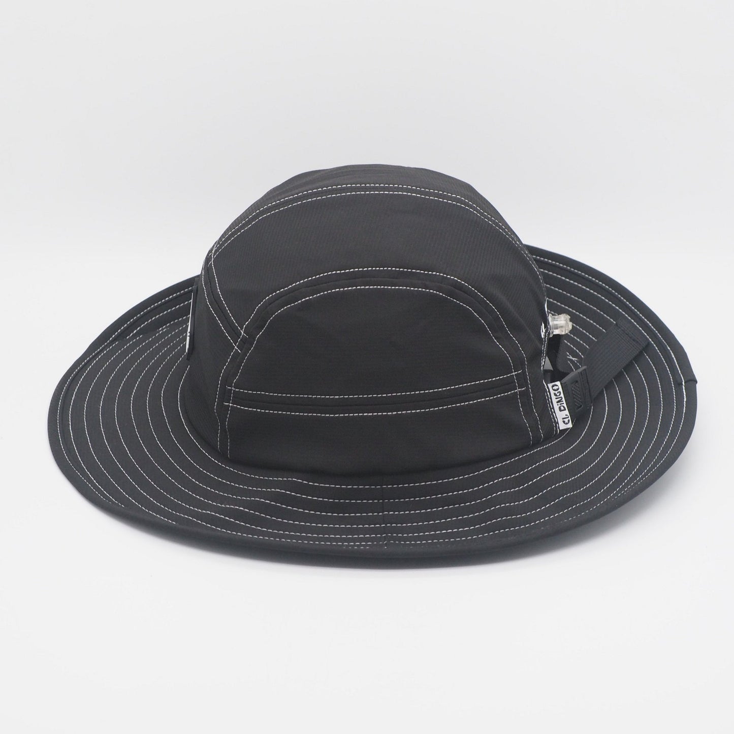 Black Wide Brim Surf Hat Upf 50+