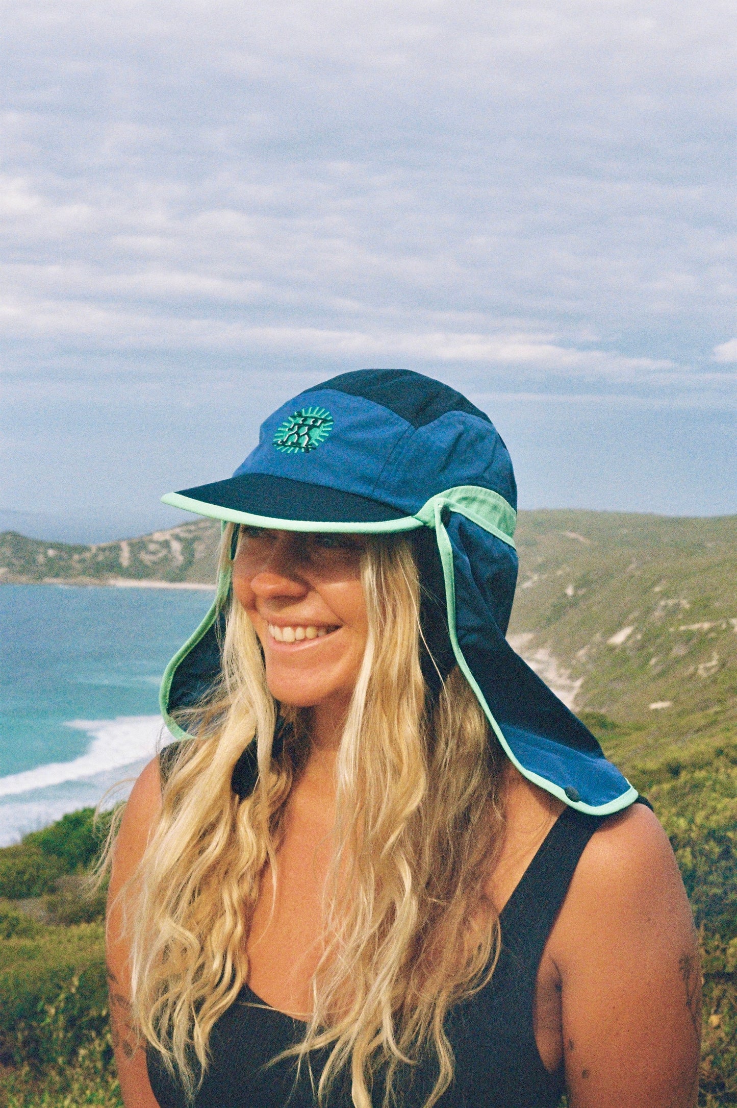 The Blue Tongue Blizzard Legionnaire Surf Cap UPF 50+ - El Dingo