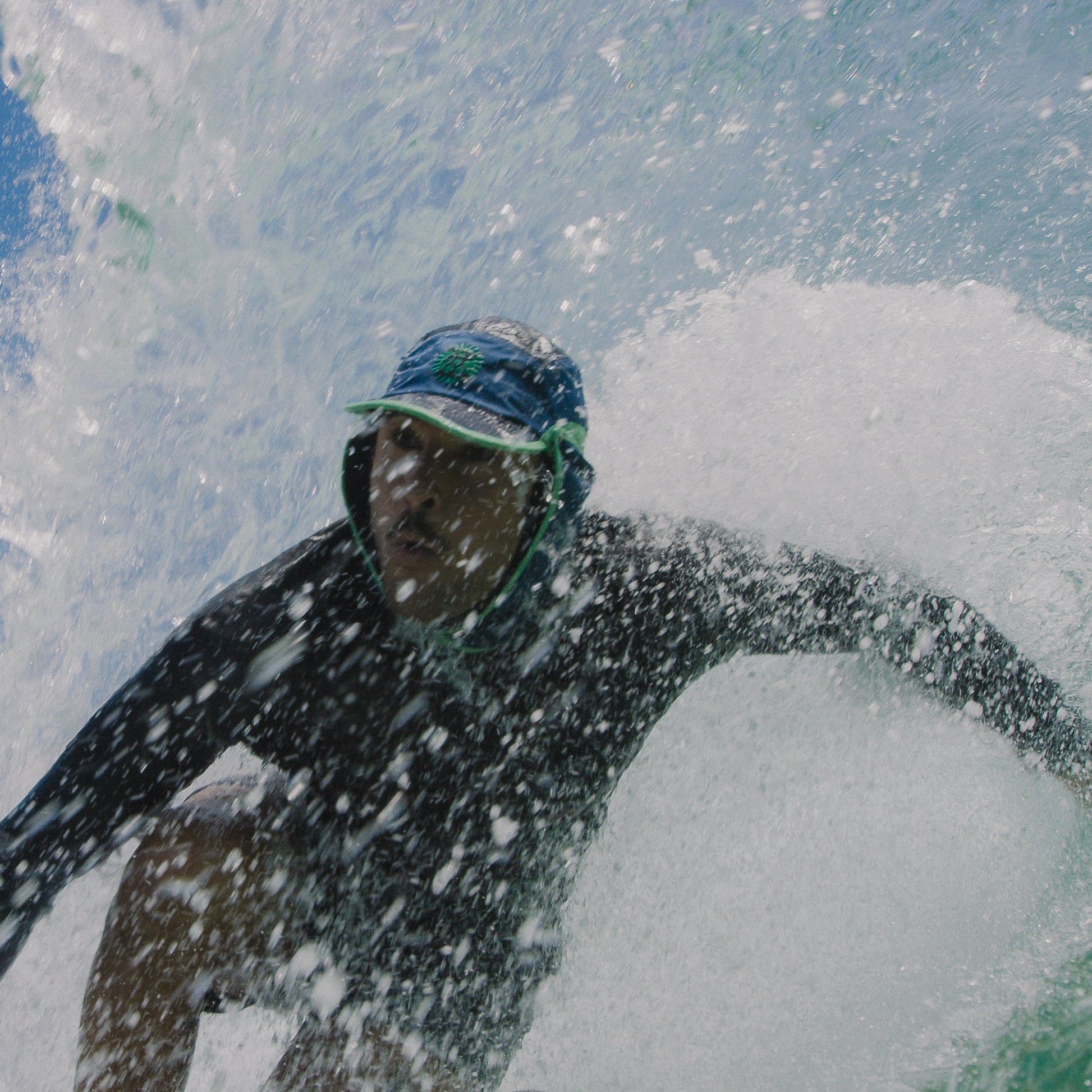 The Blue Tongue Blizzard Legionnaire Surf Cap UPF 50+ - El Dingo