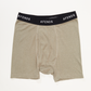 Afends Mens Absolute - Hemp Boxer Briefs - Olive - Sustainable Clothing - Streetwear