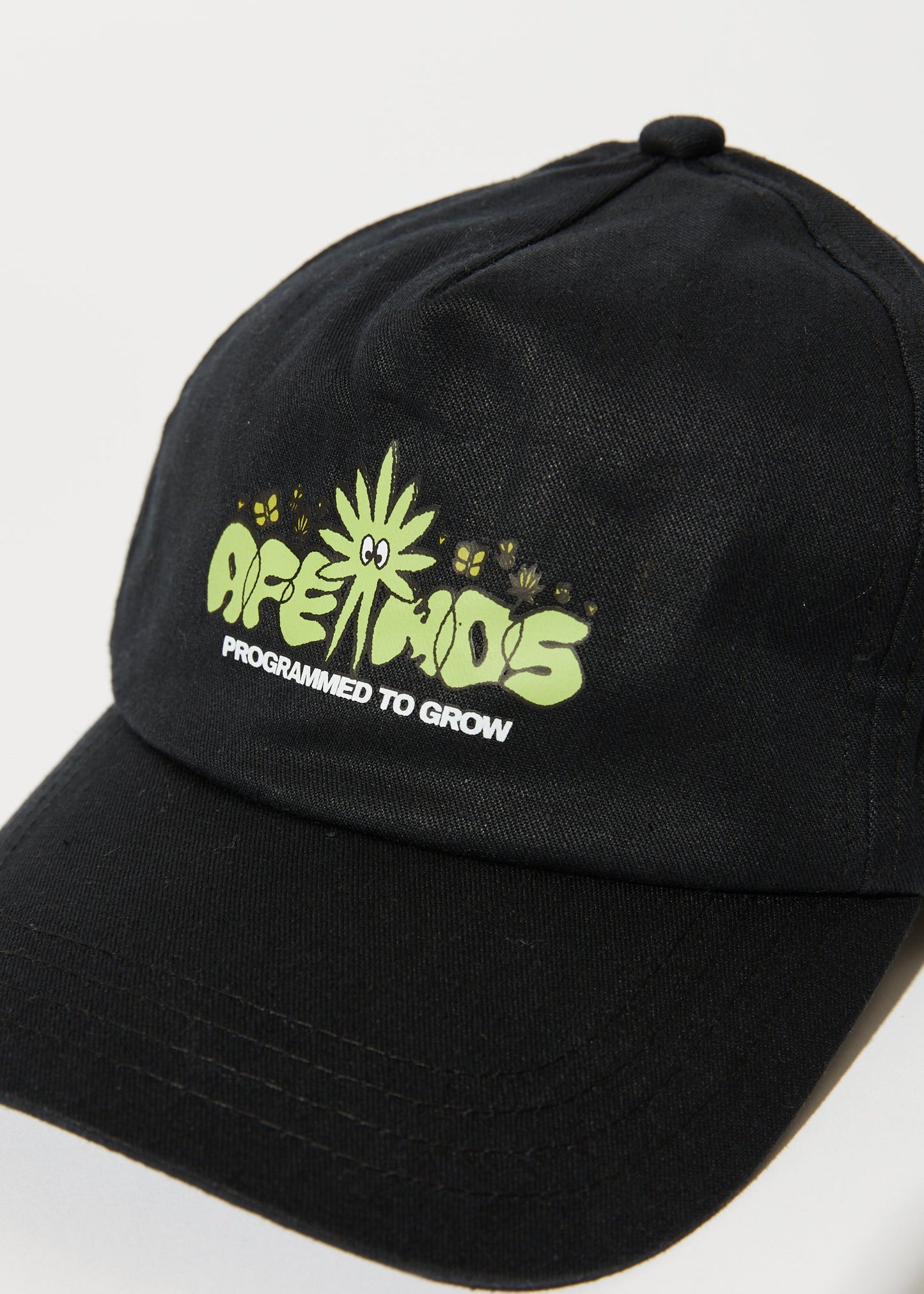 Afends Unisex Vibrations - Hemp Cap - Black 