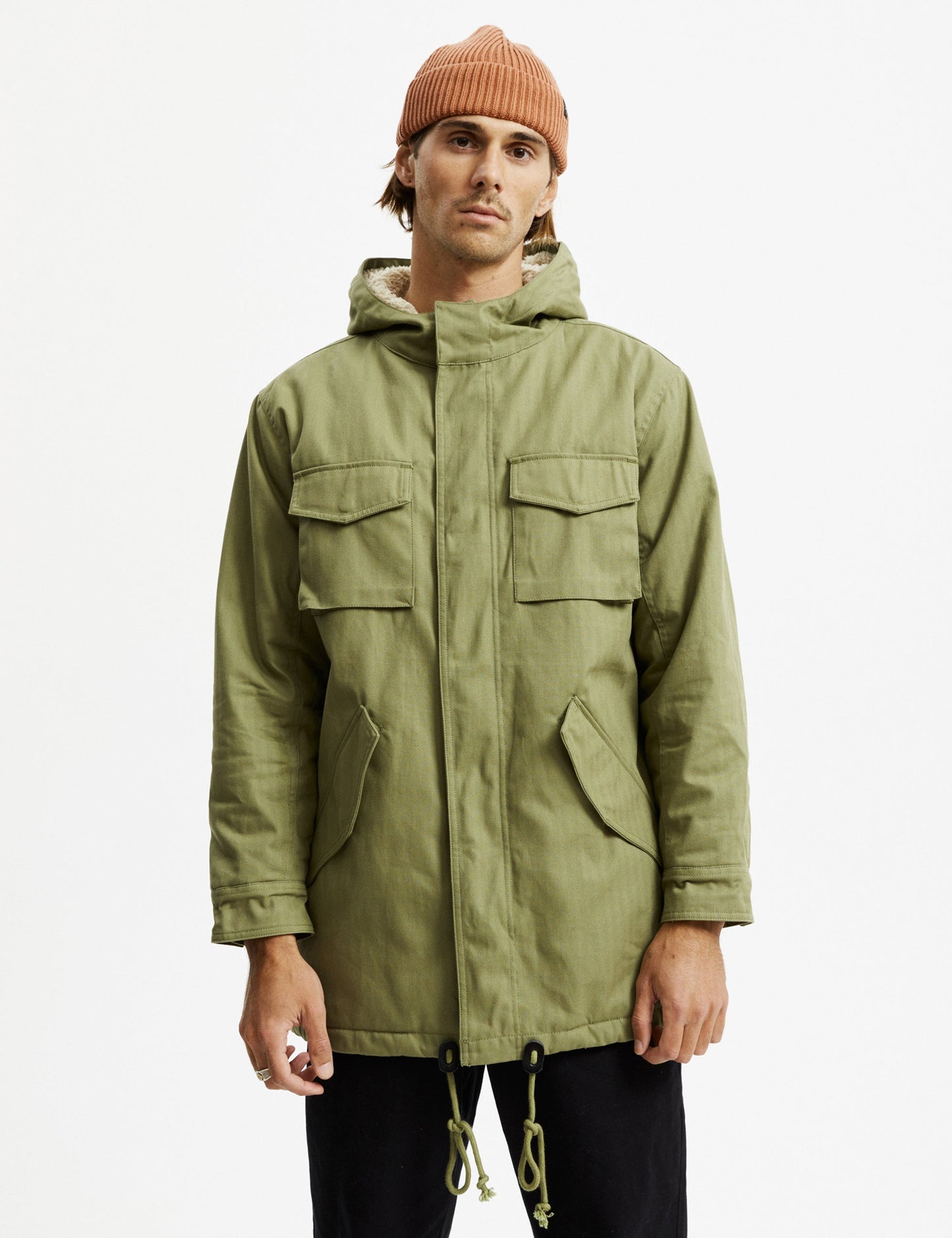 Mod Sherpa Jacket - Army