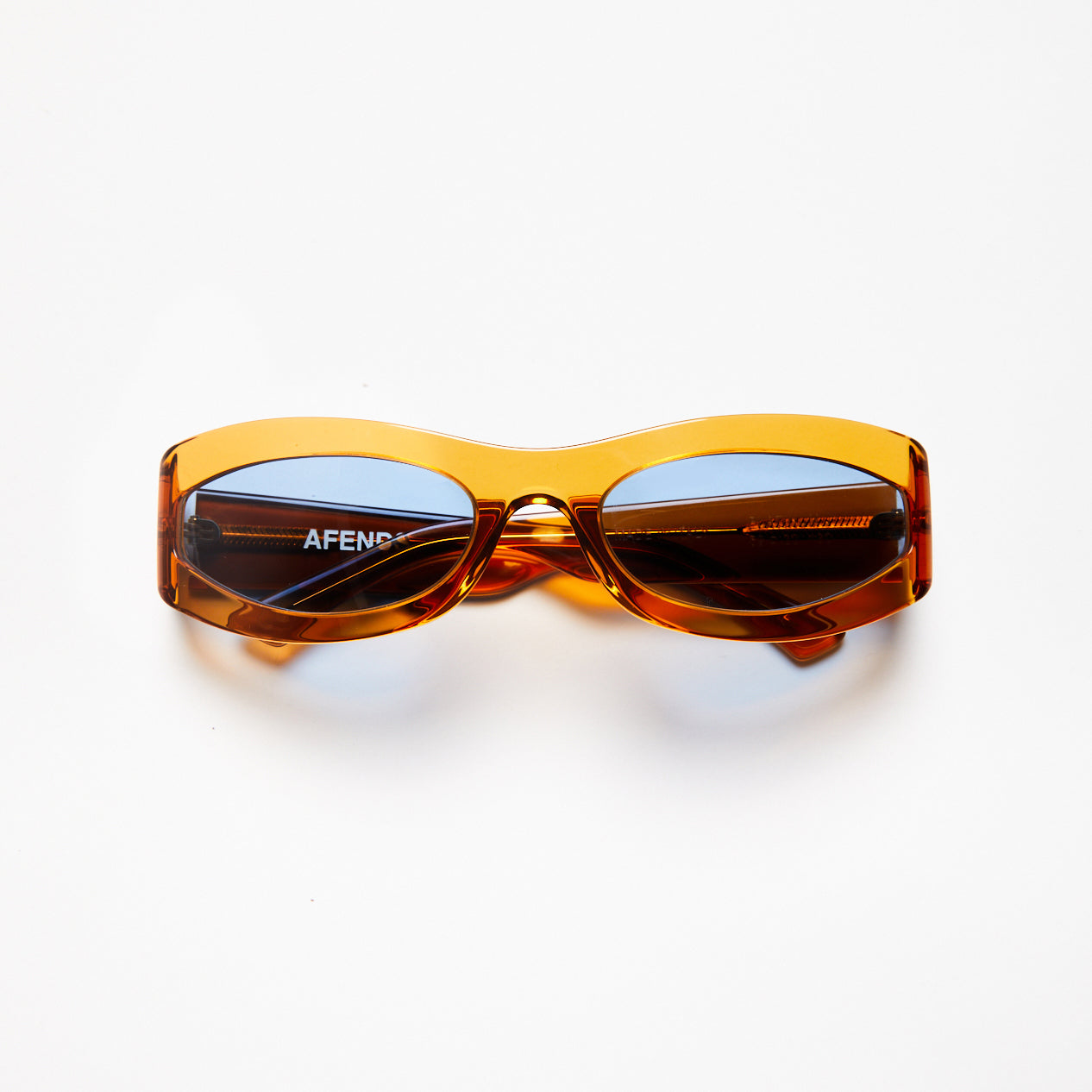 Afends Unisex Platinum J - Sunglasses - Clear Orange S216700-CLO-TPB