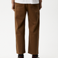 Afends Mens Pablo - Recycled Baggy Pants - Toffee 