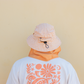 Orange Gingham Surf Hat