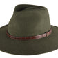 the dingo, forest green, green, hat, byron bay, fashion, millinery, wool, felt