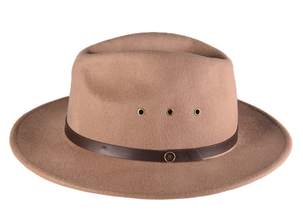 australian wool, felt, hat, byron bay, dingo, australia, classic hat, style, fashion, tan