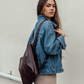 Timmy Leather Tote | Backpack