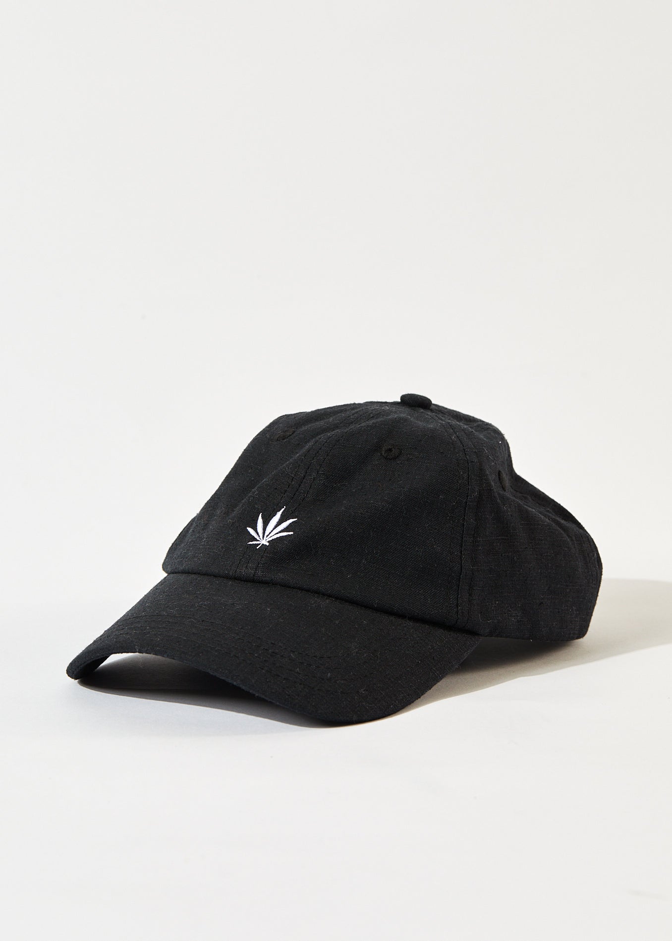 Afends Unisex Foundation - Hemp 6 Panel Cap - Black A220602-BLK-OS