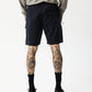 Afends Mens Cabal - Hemp Elastic Waist Shorts - Black - Sustainable Clothing - Streetwear