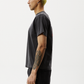 Afends Mens Caught In The Wild - Recycled Boxy Fit Tee - Stone Black 