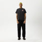 Afends Mens Caught In The Wild - Recycled Boxy Fit Tee - Stone Black M225008-STK-S