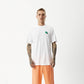 Afends Mens Crops - Retro Logo T-Shirt - White M232006-WHT-XS