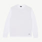 Afends Mens Essential - Hemp Retro Long Sleeve T-Shirt - White 