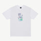 Afends Mens Gardener - Retro Graphic T-Shirt - White 