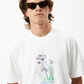 Afends Mens Gardener - Retro Graphic T-Shirt - White 