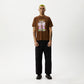Afends Mens Next Level - Boxy Graphic T-Shirt - Toffee M233012-TOF-XS