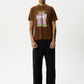 Afends Mens Next Level - Boxy Graphic T-Shirt - Toffee 