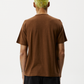 Afends Mens Next Level - Boxy Graphic T-Shirt - Toffee 