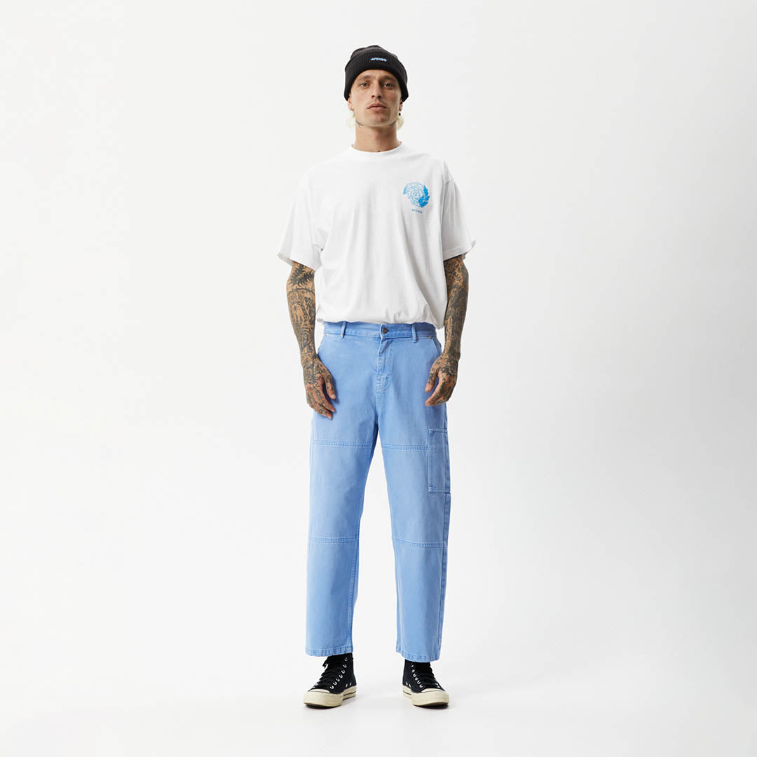 Afends Mens Richmond Polar - Denim Workwear Jeans - Faded Arctic M232451-FAR-28