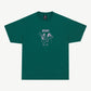 Afends Mens Rip In - Boxy Graphic T-Shirt - Emerald 