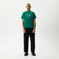 Afends Mens Rip In - Boxy Graphic T-Shirt - Emerald M232022-EMD-XS