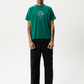 Afends Mens Rip In - Boxy Graphic T-Shirt - Emerald 