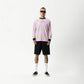 Afends Mens Space - Striped Long Sleeve Logo T-Shirt - Candy Stripe M232063-CSR-XS
