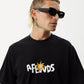 Afends Mens Sunshine - Retro Graphic T-Shirt - Black - Sustainable Clothing - Streetwear