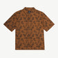 Afends Mens Tradition - Paisley Short Sleeve Shirt - Toffee 