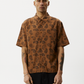 Afends Mens Tradition - Paisley Short Sleeve Shirt - Toffee 