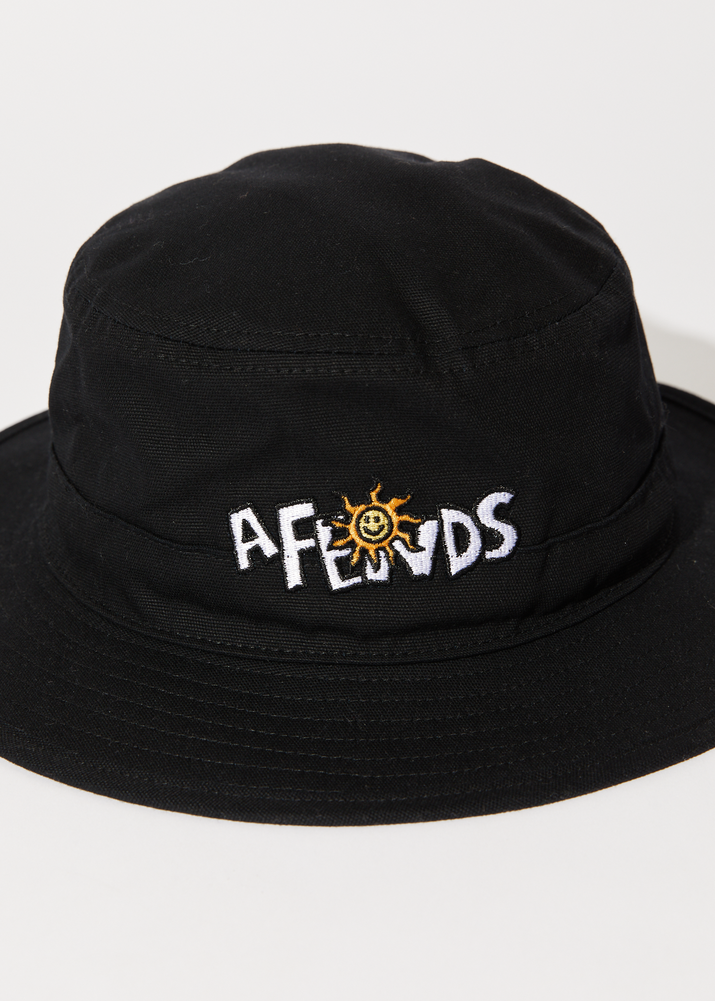 Afends Unisex Sunshine - Bucket Hat - Black 