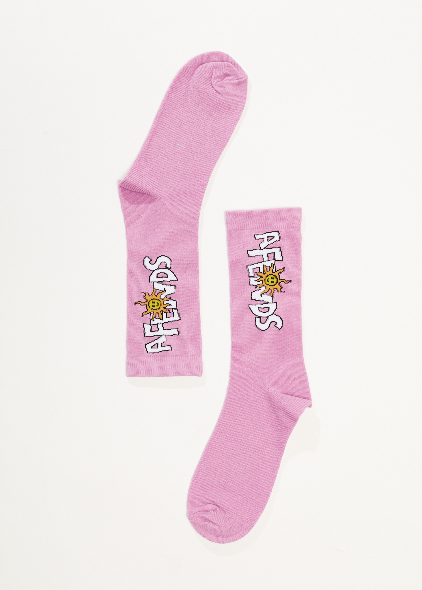 Afends Unisex Sunshine - Crew Socks - Candy A232672-CDY-OS