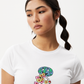 Afends Womens F Plastic - Baby T-Shirt - White 
