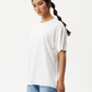 Afends Womens Slay - Hemp Oversized T-Shirt - White 