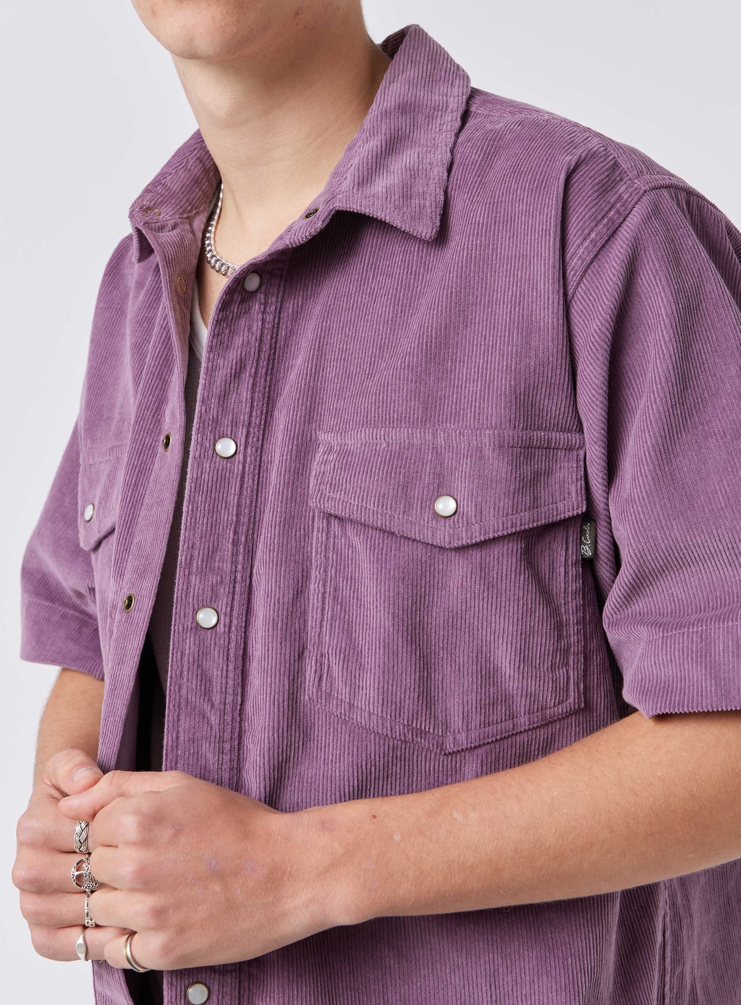 Homie Shirt Dusty Lilac Cord